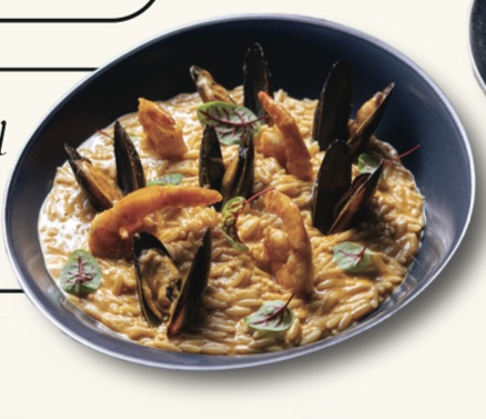 Orzo with Seafood